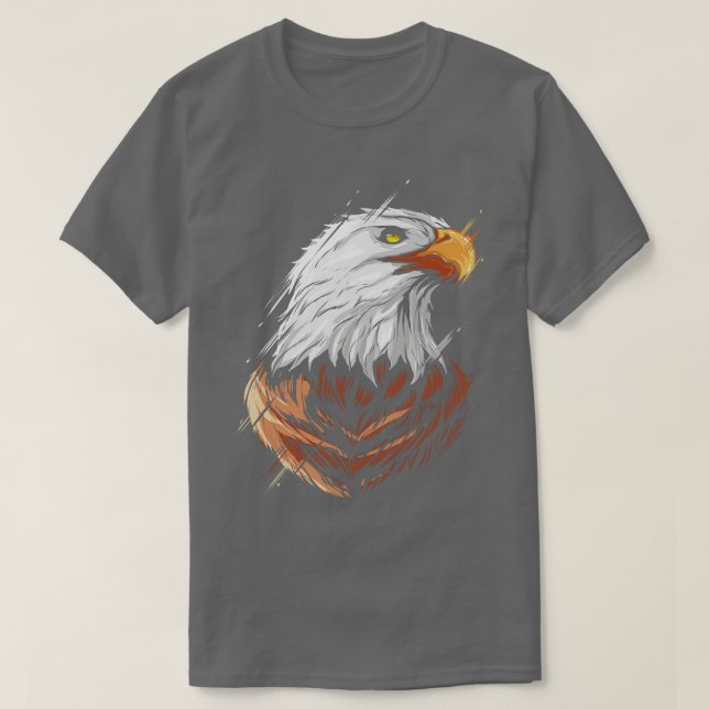 Örn chef för ett amerikanskt Örn T Shirt (Design framsida)