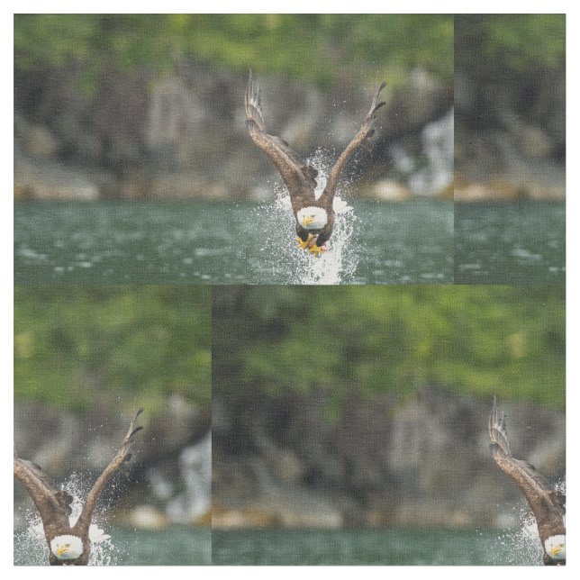 Örn den stora fångsten tyg (Närbild)