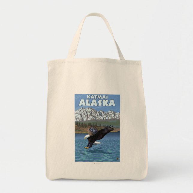 Örn Diving - Katmai, Alaska Tygkasse (Framsidan)
