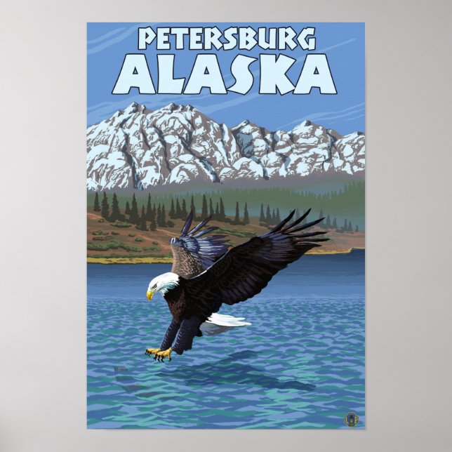 Örn Diving - Petersburg, Alaska Poster (Framsidan)