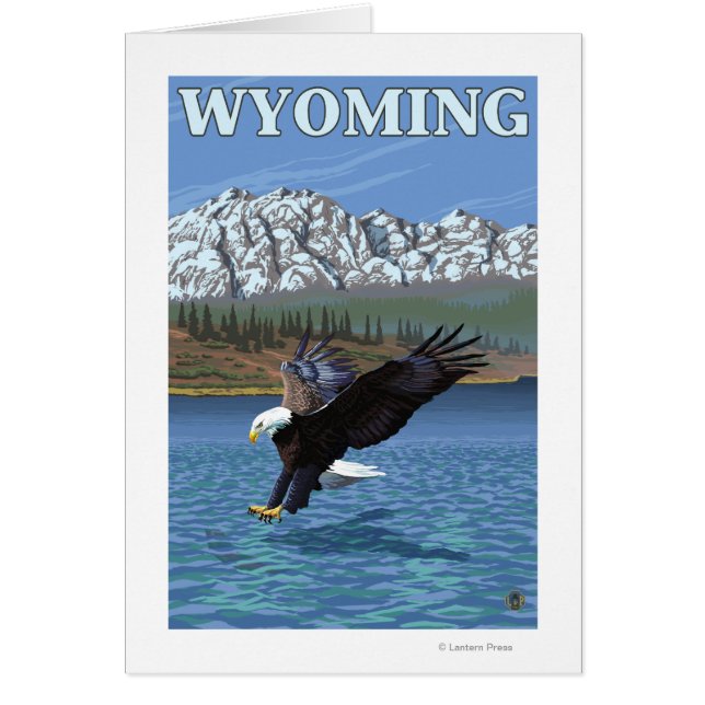 Örn Diving - Wyoming Hälsningskort (Framsidan)