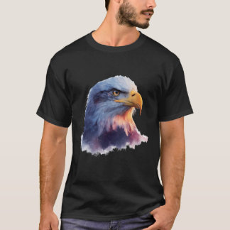 Örn Djurälskare Konstverk Vilda djur Skog Grafik T Shirt