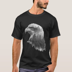 Örn Djurälskare Konstverk Vilda Djur Skog Grafik T Shirt