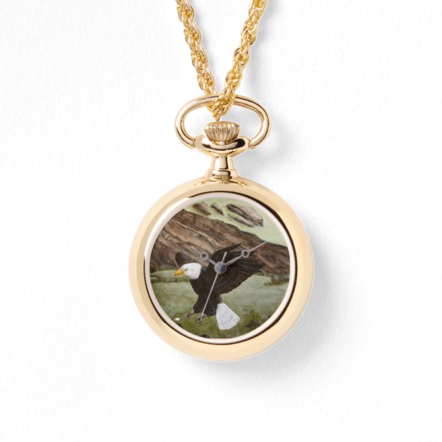 Örn Dubbla Rap Guld Watch Armbandsur (Framsida)