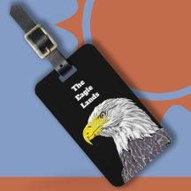 Örn - Eagle Lands Luggage Tag