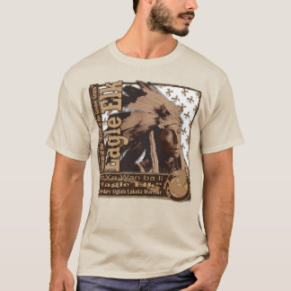 Örn Elk Legendarisk Oglala Lakota Krigare T Shirt