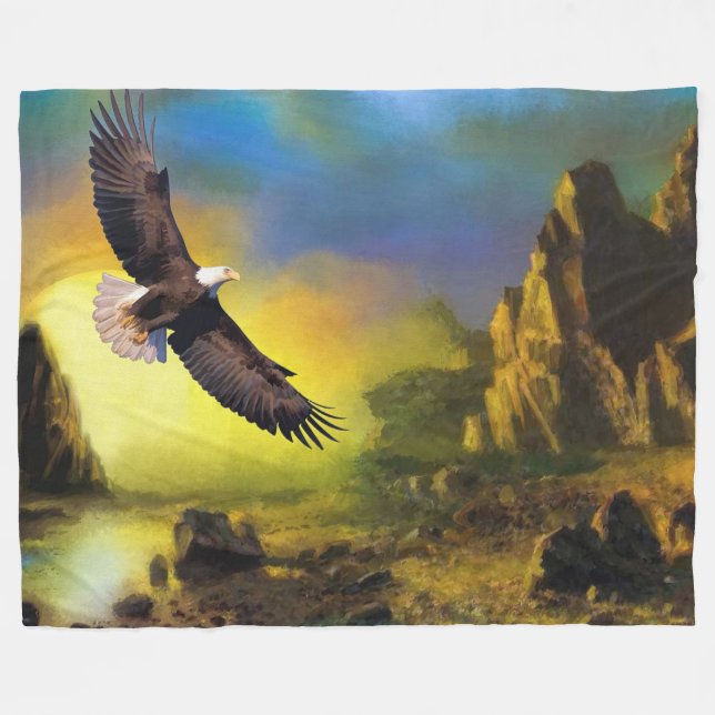 Örn Fleece Blanket (Framsidan (Horisontell))