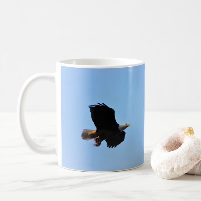 Örn flygprofil kaffemugg (Med munk)
