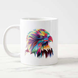 Örn geoometrisk prismatisk design-80590 jumbo mugg