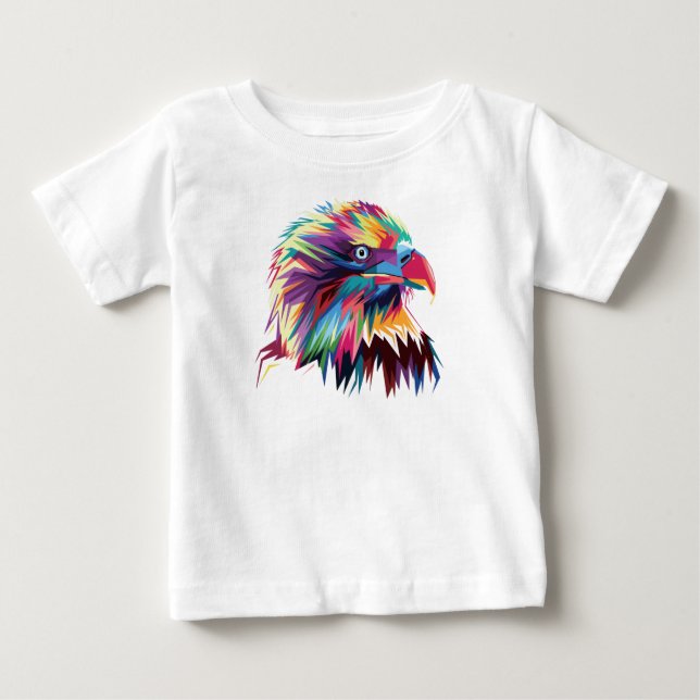 Örn geoometrisk prismatisk design-80590 t shirt (Framsida)