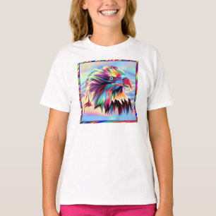 Örn geoometrisk prismatisk design-80590 t shirt
