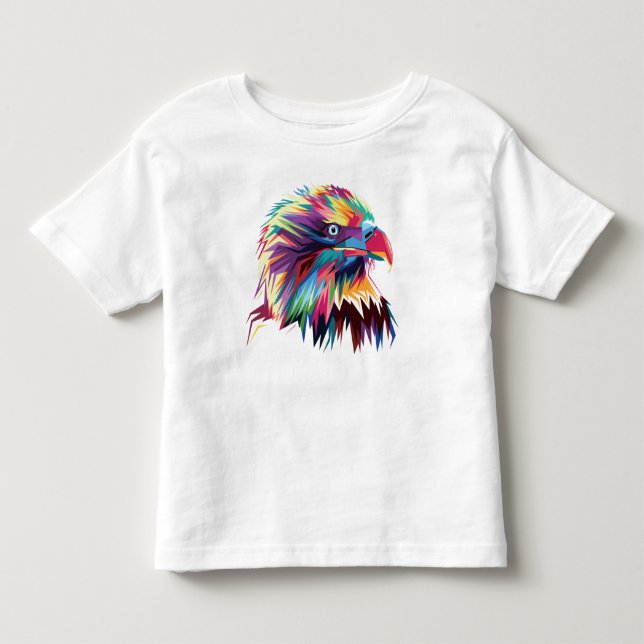 Örn geoometrisk prismatisk design-80590 t shirt (Framsida)