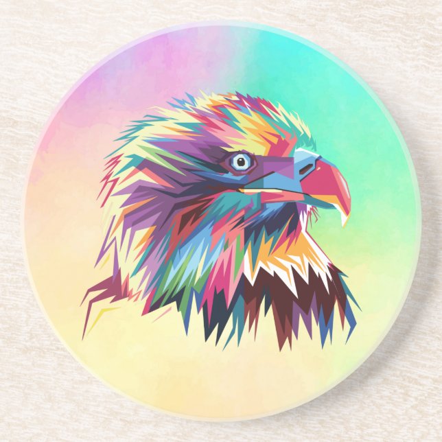 Örn geoometrisk prismatisk design-80590 underlägg (Framsidan)