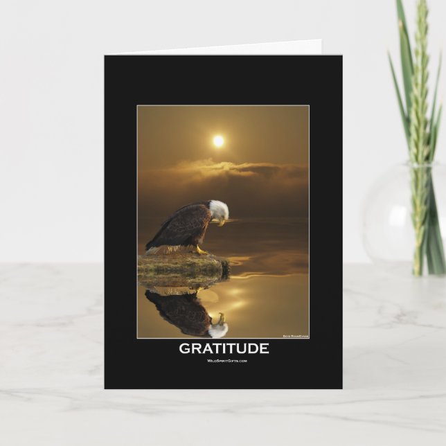 Örn GRATITUDE-serien Helgkort (Framsida)
