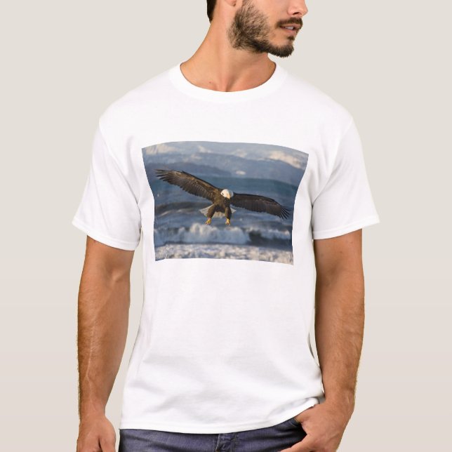 Örn, Haliaeetus leucocephalus, Homer, 3 T-shirt (Framsida)