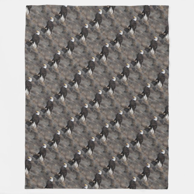 örn hederstrupper USA:s patriotiska konst Fleecefilt (Framsidan)