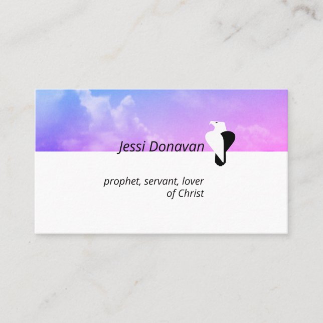 Örn Hjärta Visitkort (Framsida)