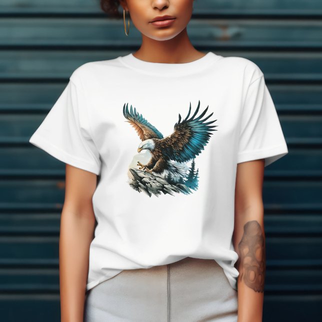 Örn i akvarell t shirt (Skapare uppladdad)