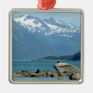 Örn i Skagway Alaska Julgransprydnad Metall