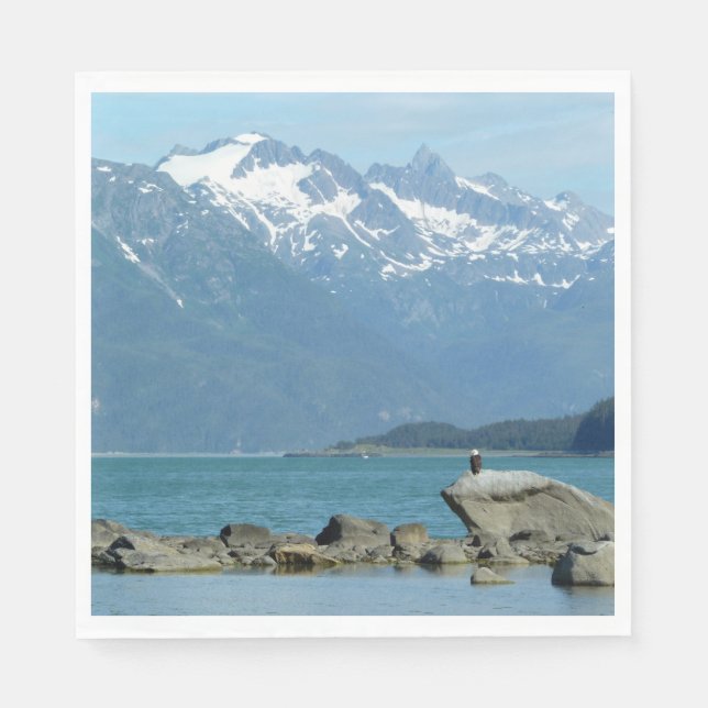 Örn i Skagway Alaska Pappersservett (Framsidan)