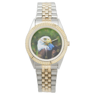 Örn i Sunlight Wildlife Painting Armbandsur