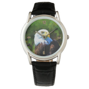 Örn i Sunlight Wildlife Painting Armbandsur