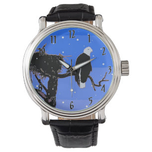 Örn in Winter - Original Wildlife Art Armbandsur