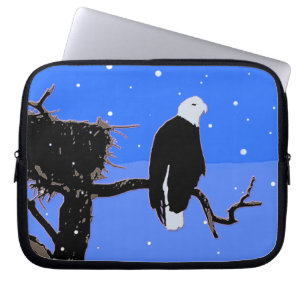 Örn in Winter - Original Wildlife Art Laptop Fodral