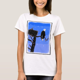 Örn in Winter - Original Wildlife Art T Shirt