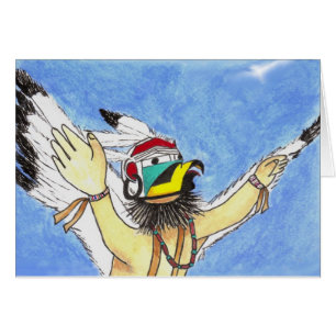 Örn Kachina Hälsningskort