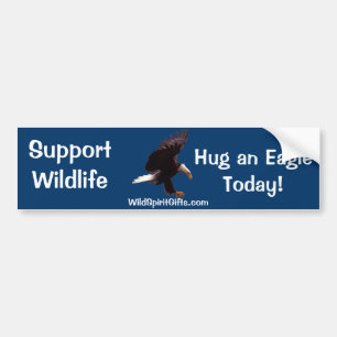 ÖRN Landing Wildlife Support Bumper-etikett Bildekal