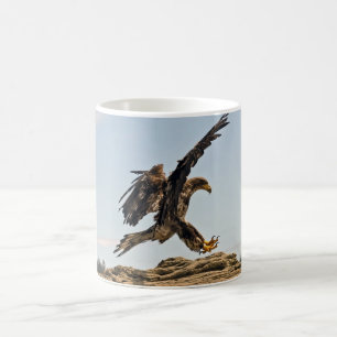 Örn landning kaffemugg