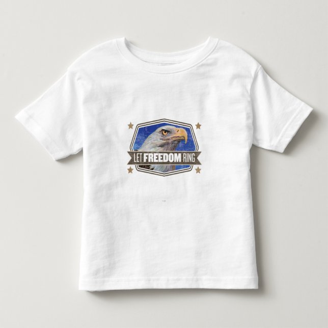 Örn-Låt frihetsringen T-shirt (Framsida)