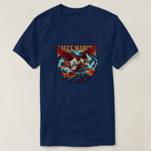 Örn Mancer Trollkarl Fantasy Mystisk Fågel Konst D T Shirt