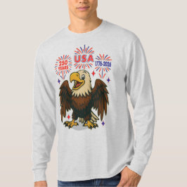 Örn med Fireworks- USA 250 Years 1776-2026 T Shirt