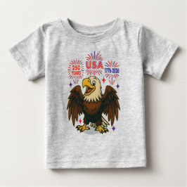 Örn med Fireworks- USA 250 Years 1776-2026 T Shirt