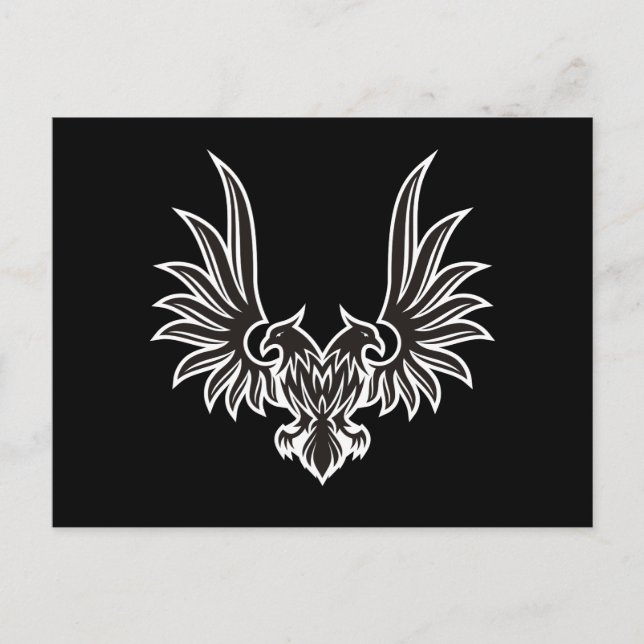 Örn med två huvuden vykort (Framsida)