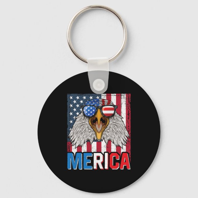 Örn Merica 4 juli Nyckelring (Framsida)