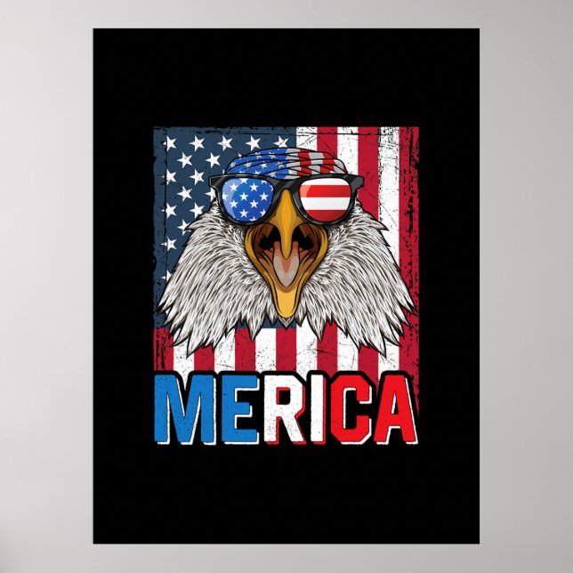 Örn Merica 4 juli Poster (Framsidan)