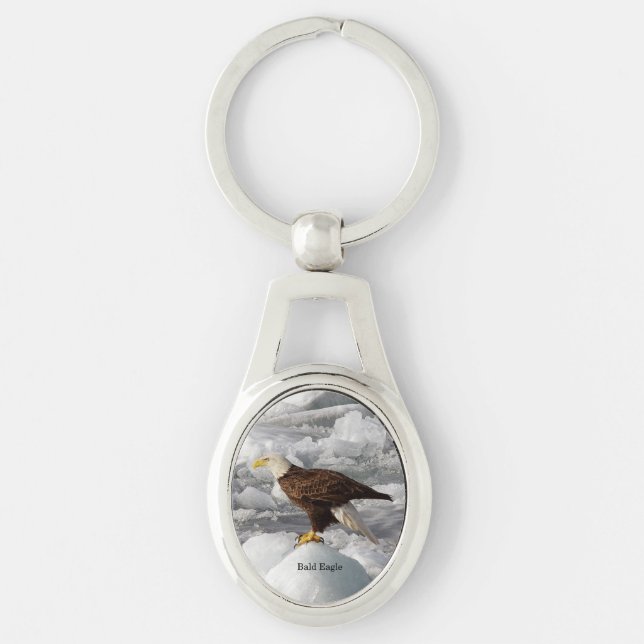 Örn metall nyckelring (Framsidan)