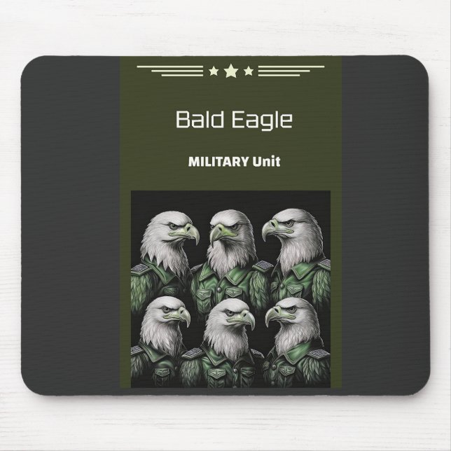 Örn militärenhet musmatta (Framsidan)