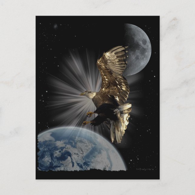 Örn Motiverande vykort (Framsida)