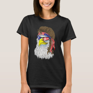 Örn Mullet 4th of juli Manar boys American US T Shirt