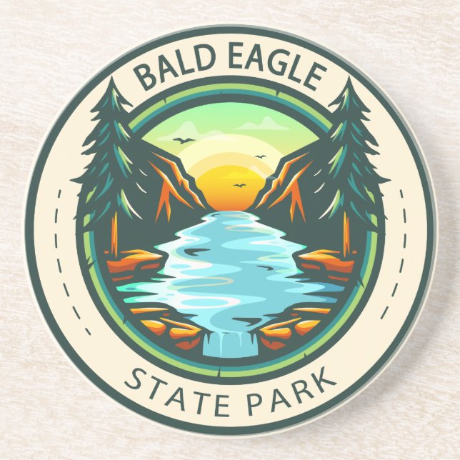 Örn nationalpark Pennsylvania Badge  Underlägg (Framsidan)