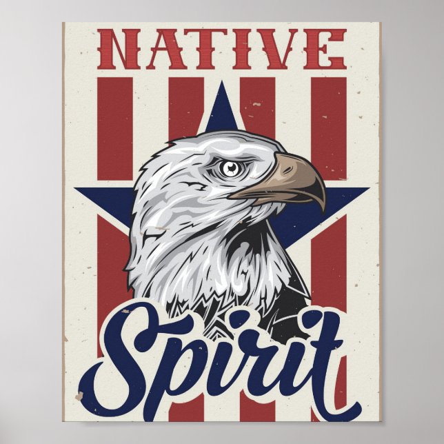 Örn Native Spirit Poster (Framsidan)