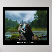 Örn och Alaska floden Motivational