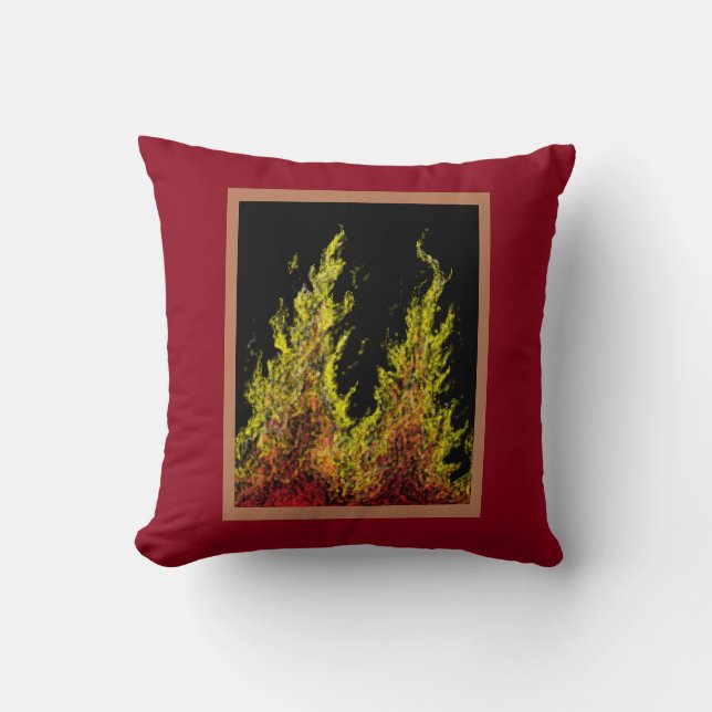 örn och eld kudde (Framsida)