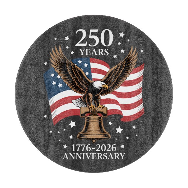 Örn och flagga 250 år av Amerika 1776-2026 (Framsidan)