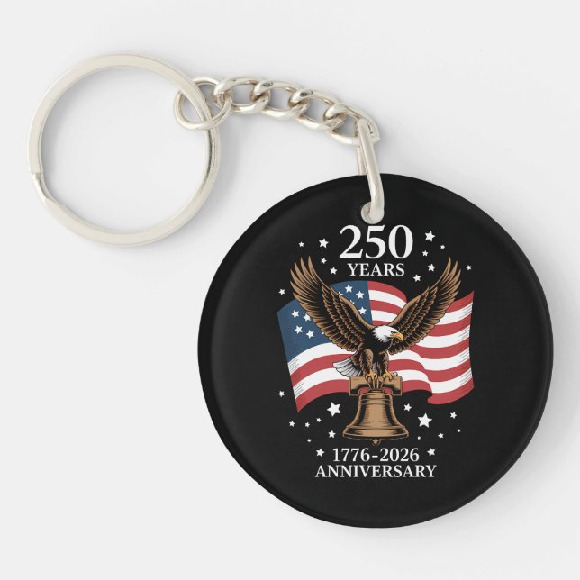 Örn och flagga 250 år av Amerika 1776-2026 (Framsidan)