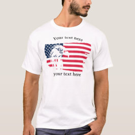 örn och flagga t shirt